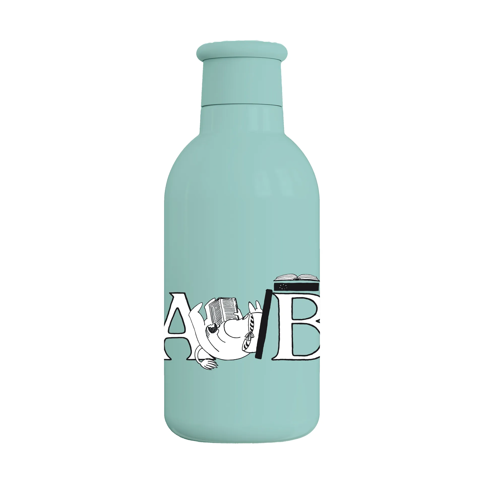 Moomin ABC termosflaska 0,5 L, Moomin turqouise RIG-TIG