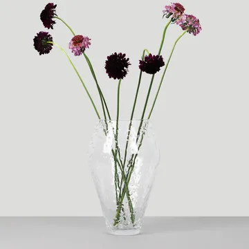 Crushed glasvas large - Clear - Ro Collection