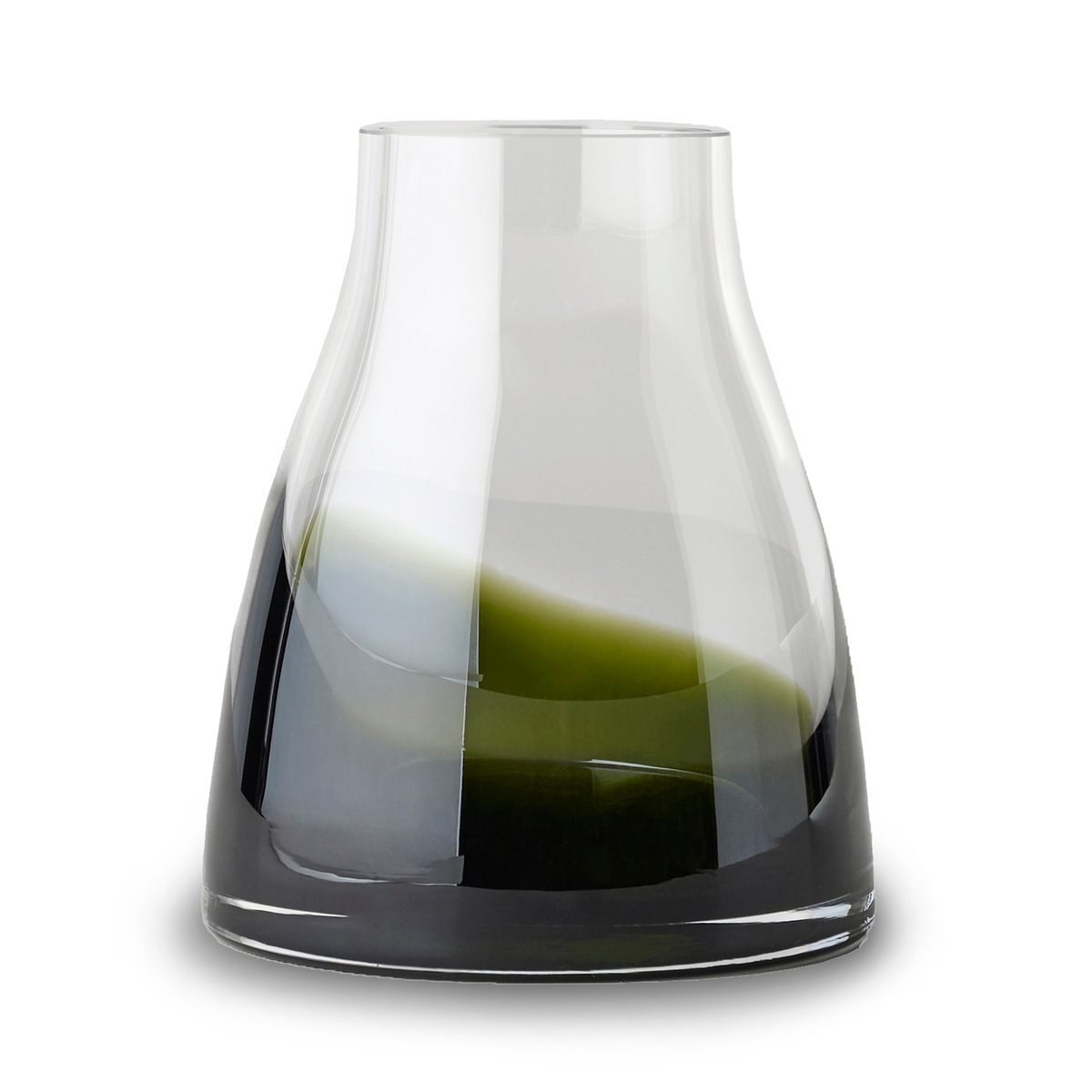 Ro Collection Flower vase no. 2 Moss green | Skandinavisk Design | Vaser | Grön