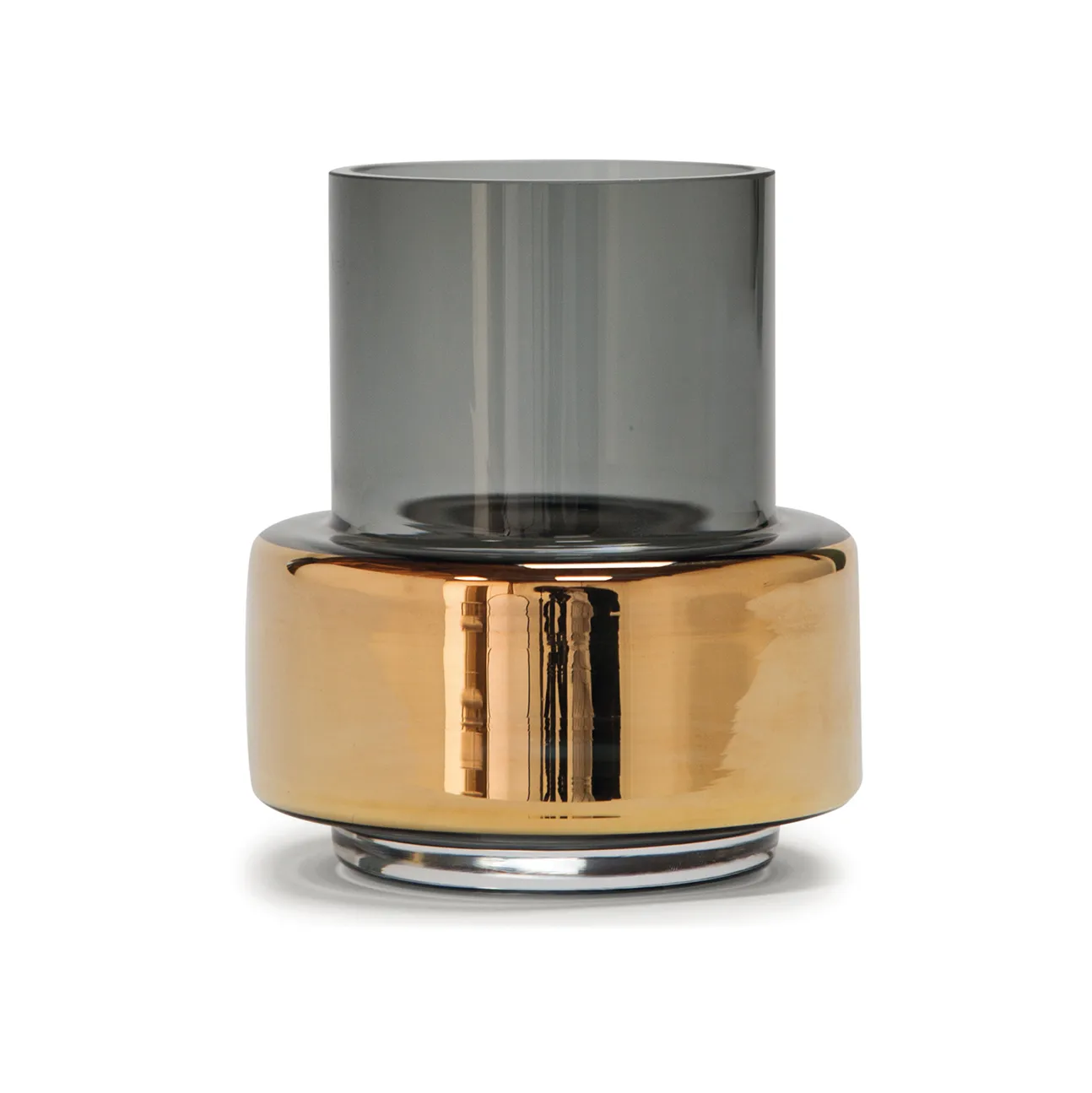 Hurricane smoked tealight no. 25, Guld Ro Collection