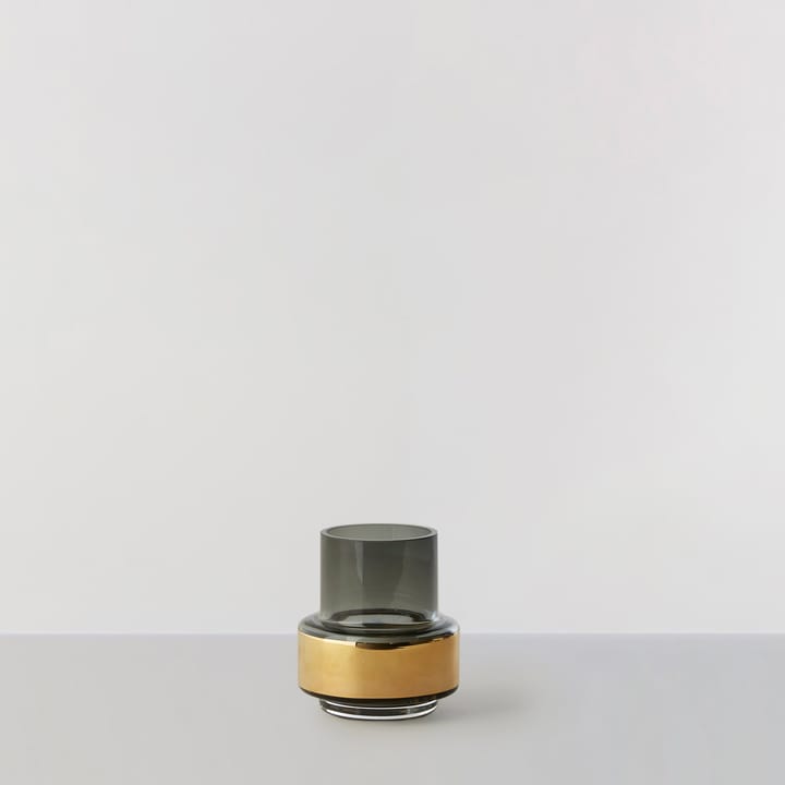 Hurricane smoked tealight no. 25 - Guld - Ro Collection