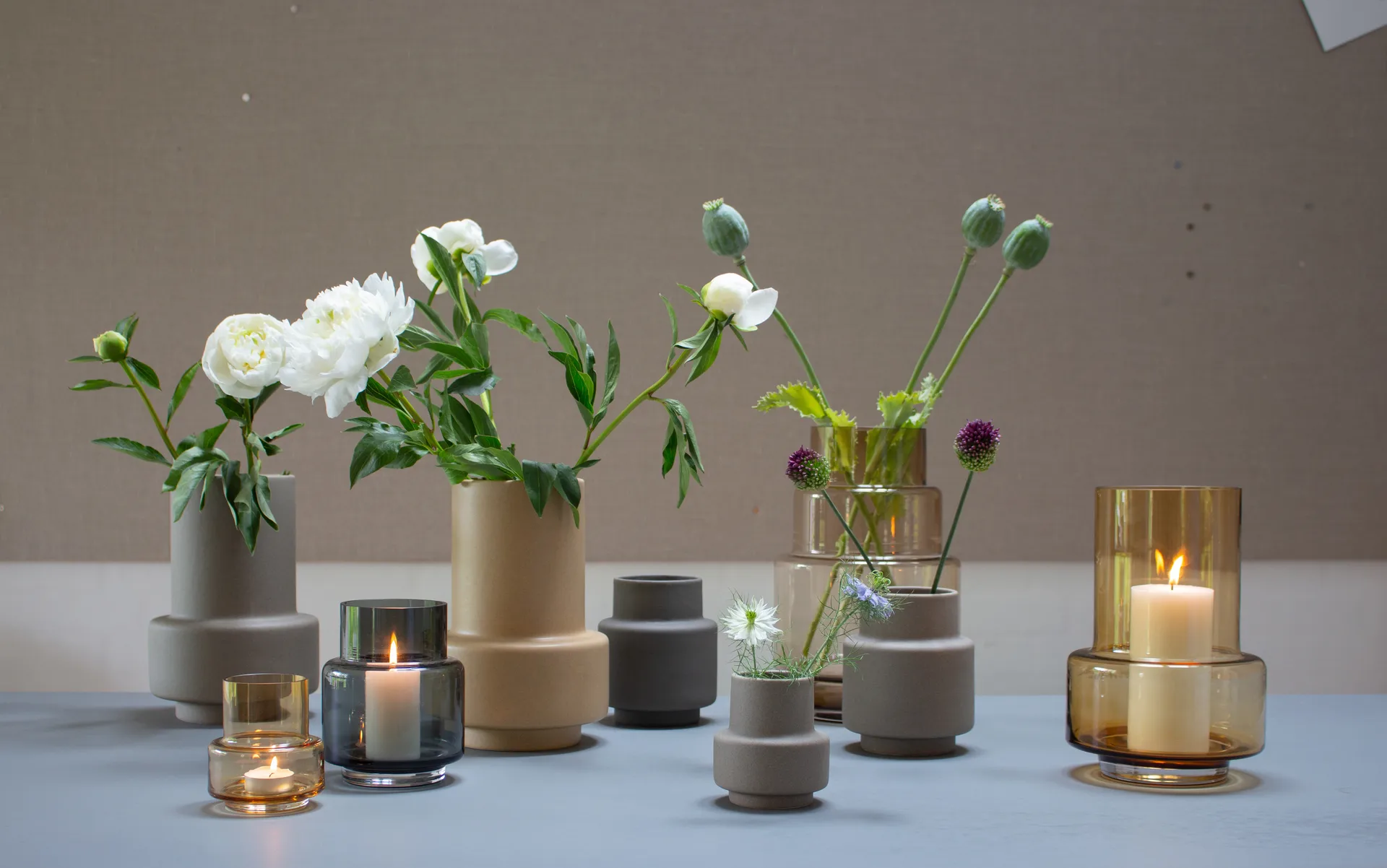 Hurricane vas L Ø17, Light Stone Ro Collection