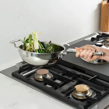 316 Series wokpanna - Rostfritt stål, 22 cm - Robert Welch