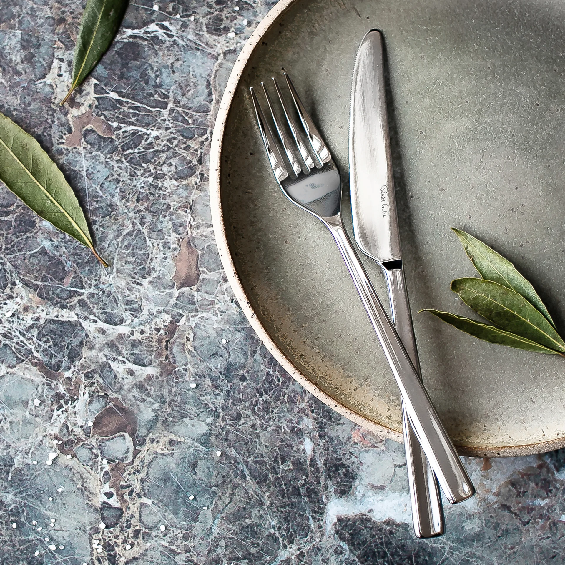 Blockley matkniv blank, Rostfritt stål Robert Welch