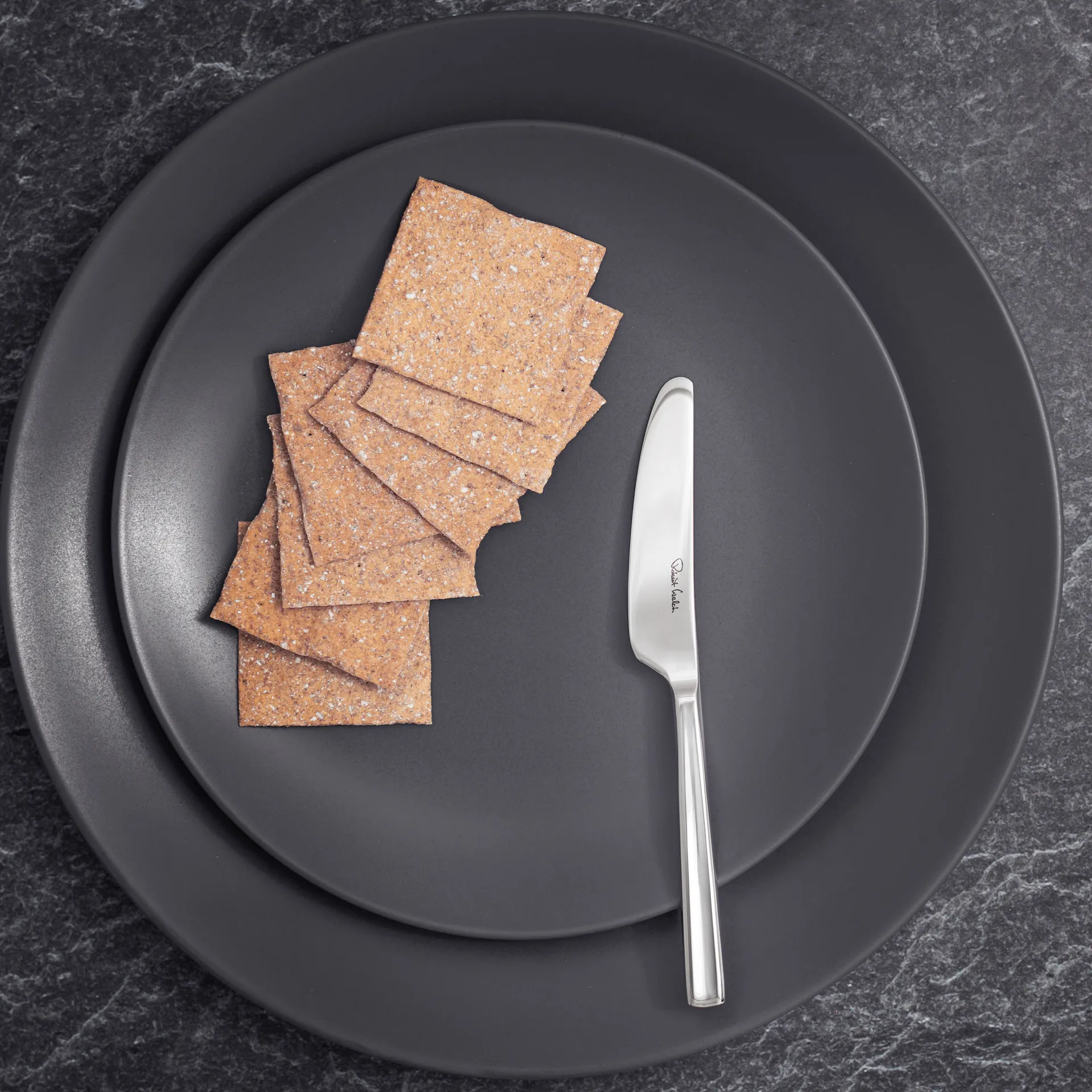 Blockley smörkniv blank, Rostfritt stål Robert Welch