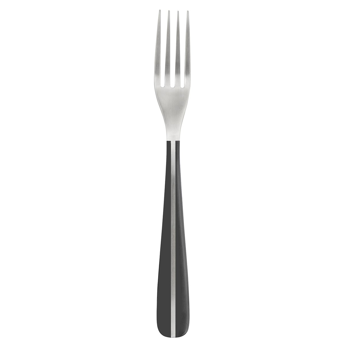 Robert Welch Contour matgaffel Svart | Skandinavisk Design | Matbestick | Silverfärgad