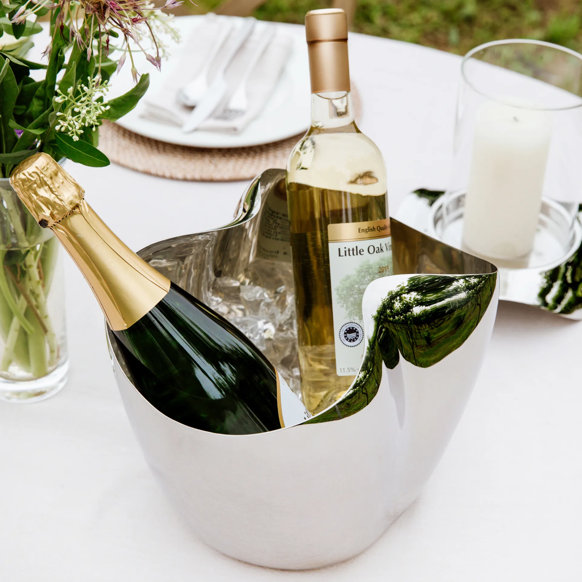 Drift champagnekylare-vinkylare, Rostfritt stål Robert Welch