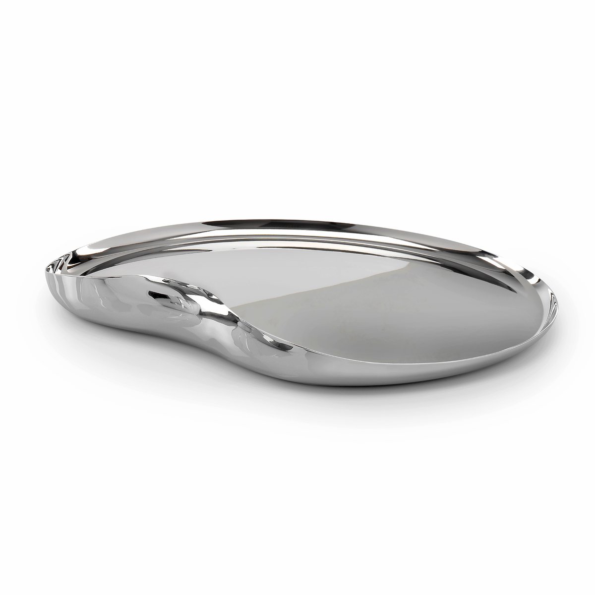 Robert Welch Drift serveringsfat 36 cm Blank | Skandinavisk Design | Serveringsfat & Uppläggningsfat | Silverfärgad
