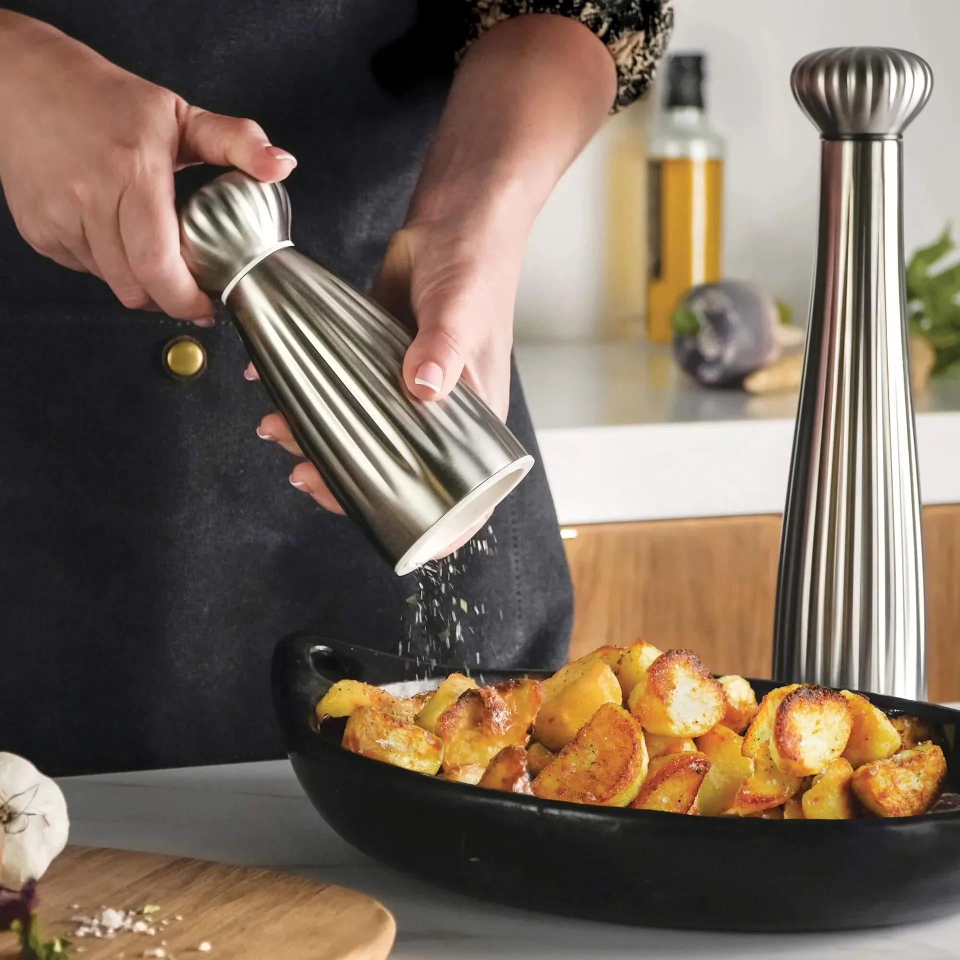 Palm Bright saltkvarn, Small-rostfritt stål Robert Welch