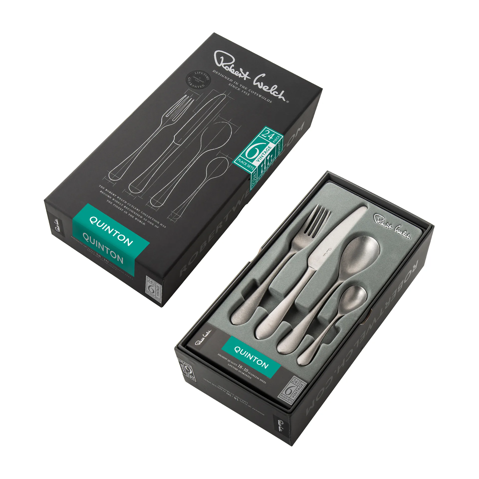 Quinton Vintage bestickset, 24 delar Robert Welch