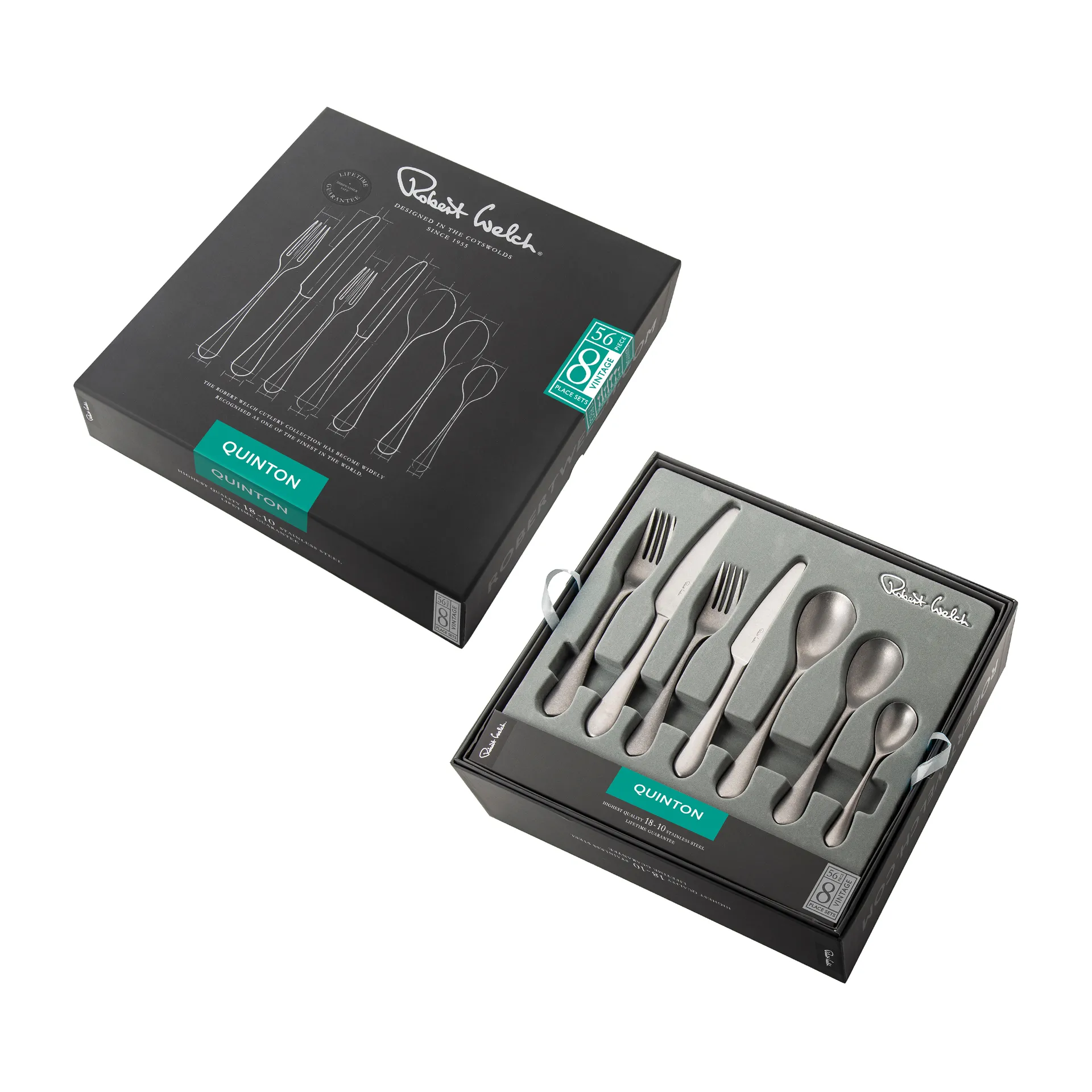 Quinton Vintage bestickset, 56 delar Robert Welch
