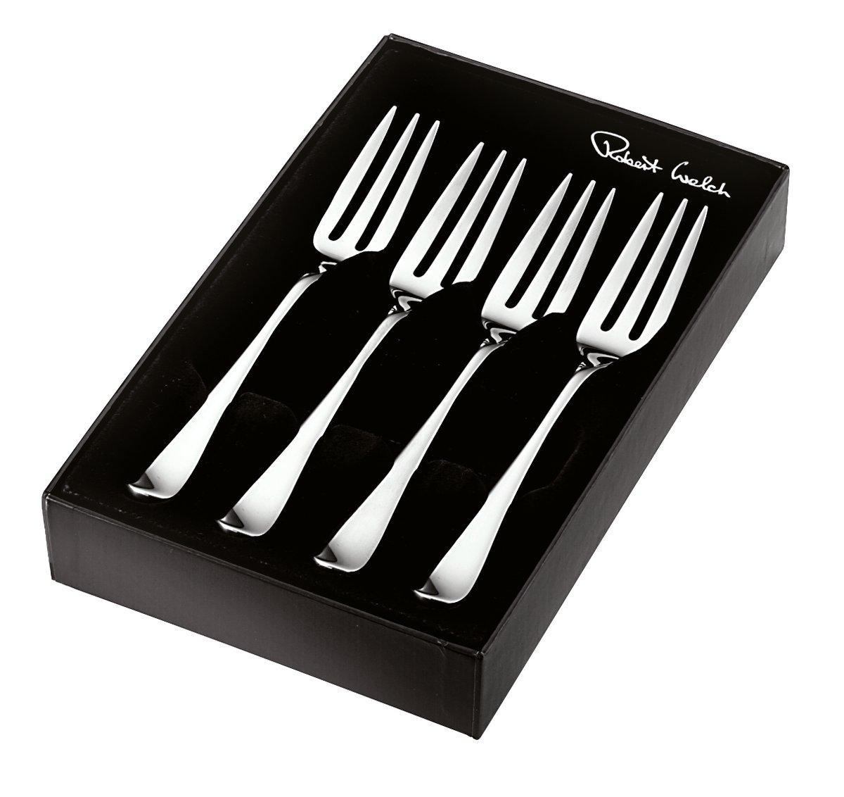 Robert Welch Radford bakelsegaffel 4-pack Blank | Skandinavisk Design | Bestickset |