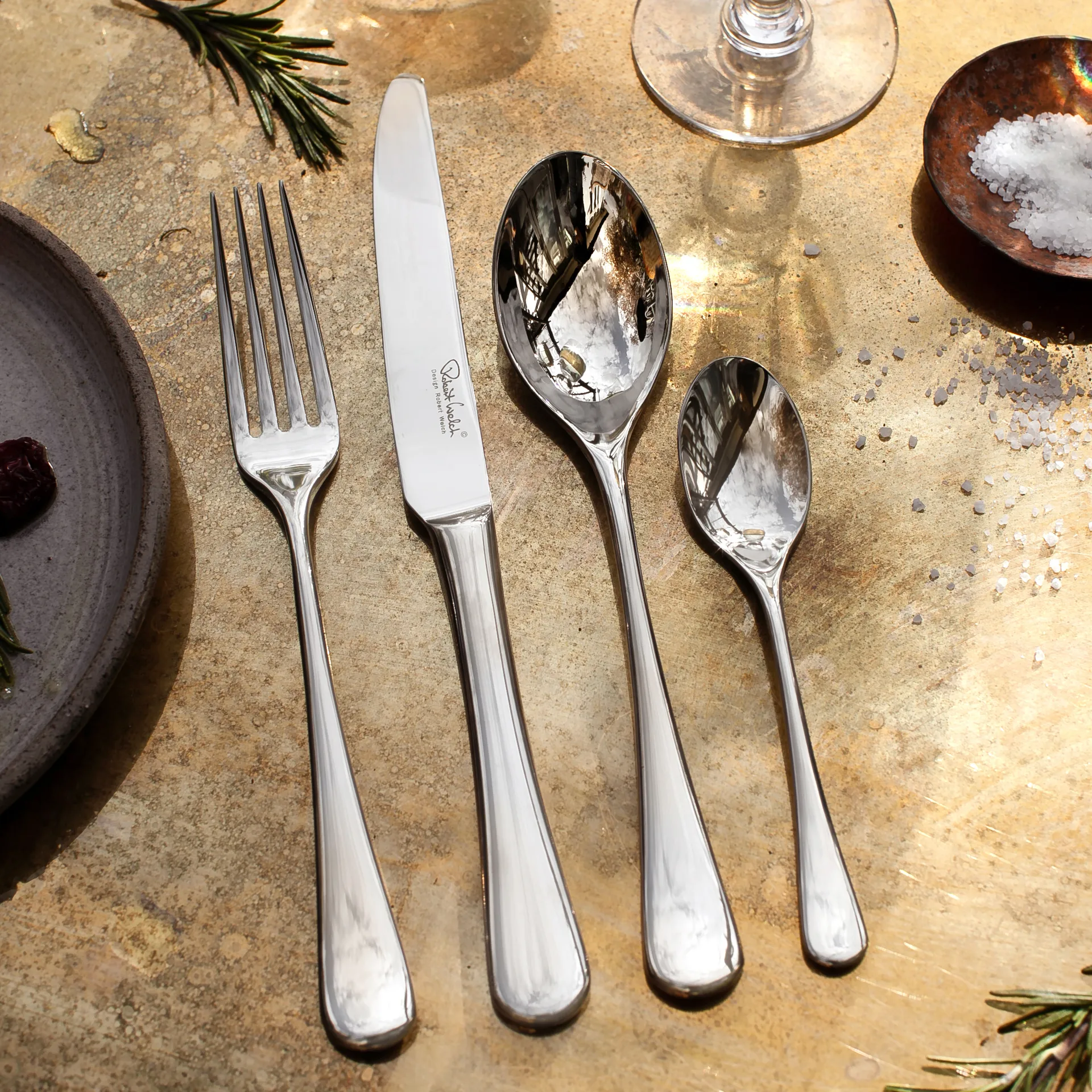 Radford bestickset blank, 24 delar Robert Welch