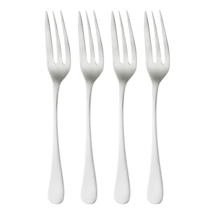 Radford dessertgaffel matt 4-pack - Rostfritt stål - Robert Welch