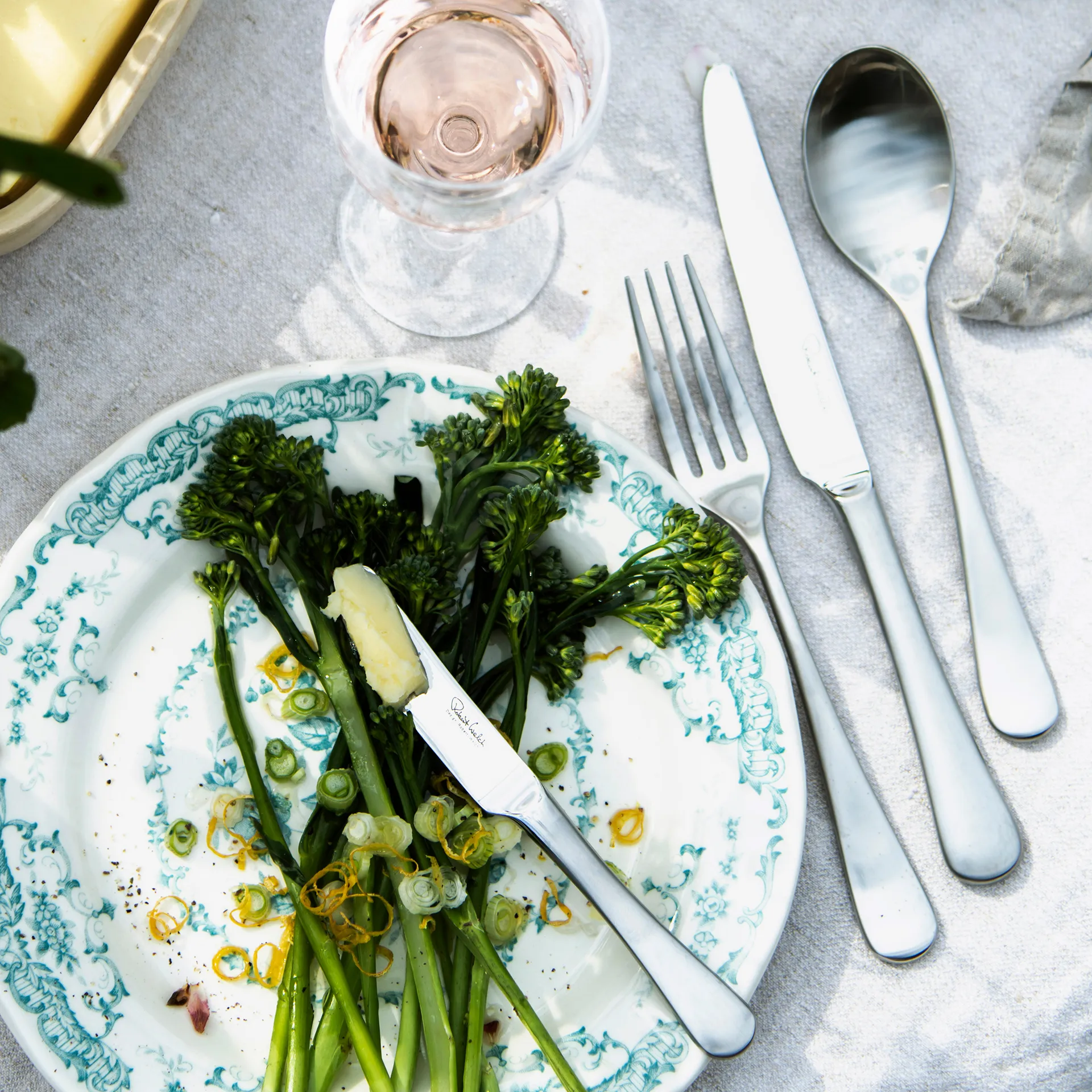 Radford matgaffel matt, Rostfritt stål Robert Welch