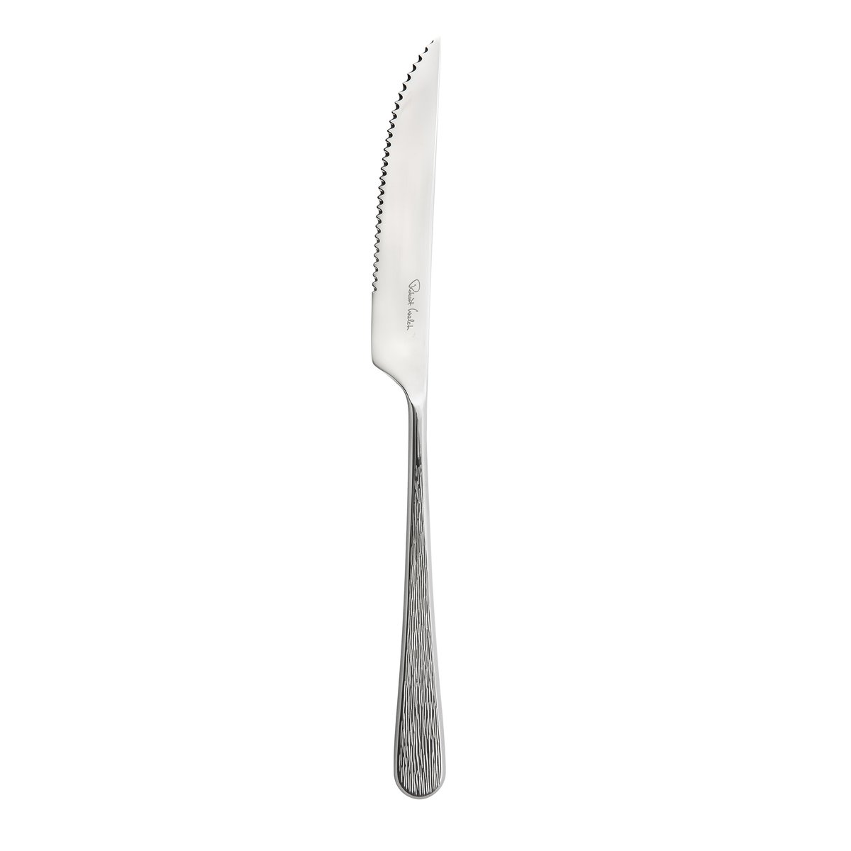 Robert Welch Skye Bright grillkniv Rostfritt stål | Skandinavisk Design | Grillbestick | Silverfärgad