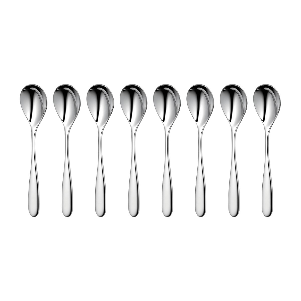 Robert Welch Stanton Bright kaffesked 8-pack Rostfritt stål