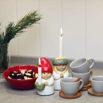 Adventsbarn Lucia - vit-grön - Rörstrand