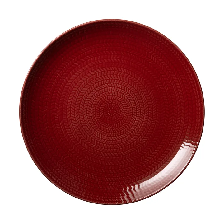 Blå eld tallrik - Röd, 26 cm - Rörstrand