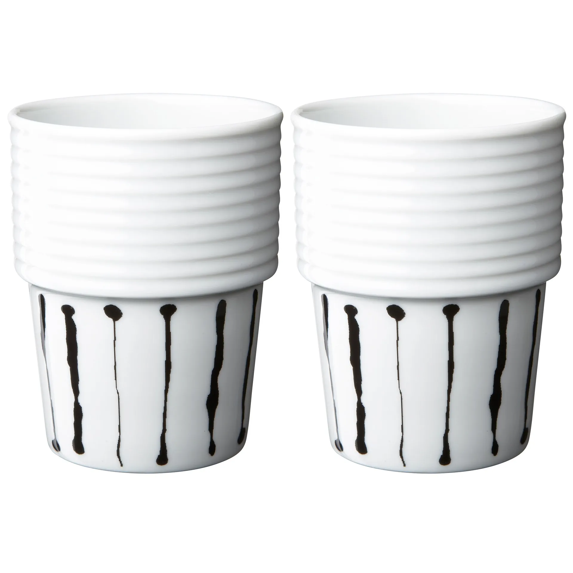 Filippa K mugg, Ink stripe, 2-pack Rörstrand