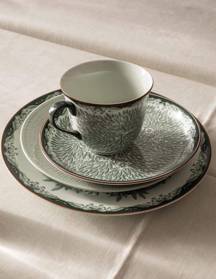 Ostindia Floris assiett Ø16 cm, Grön Rörstrand