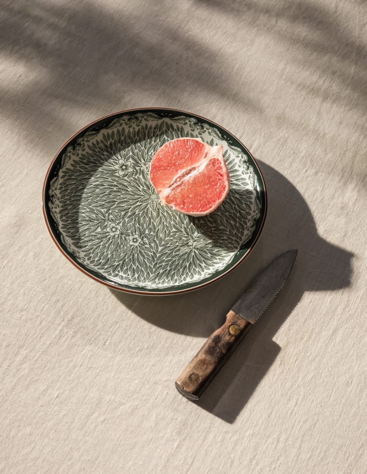 Ostindia Floris assiett Ø16 cm, Grön Rörstrand