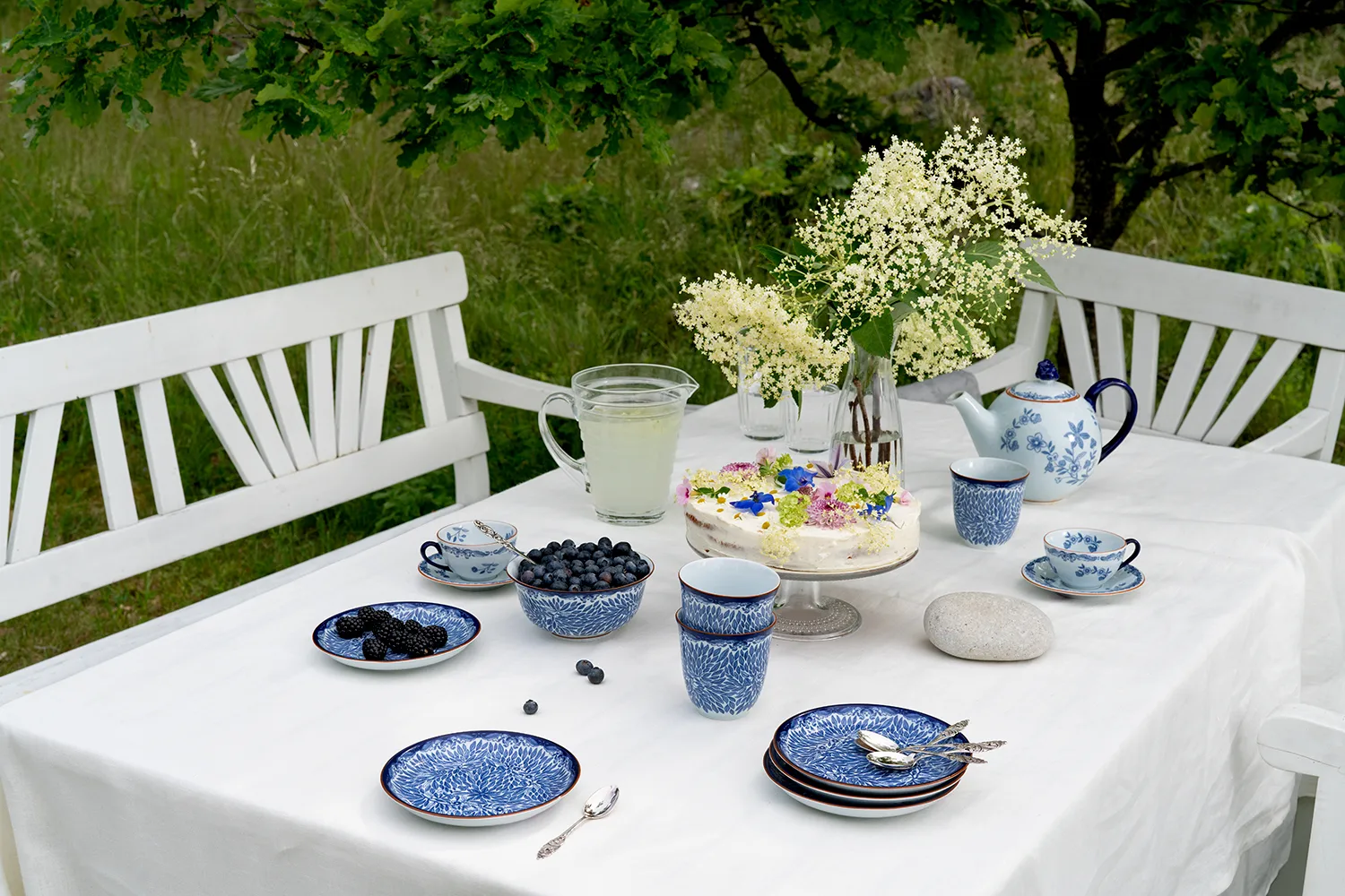 Ostindia Floris kopp utan handtag, 30 cl Rörstrand