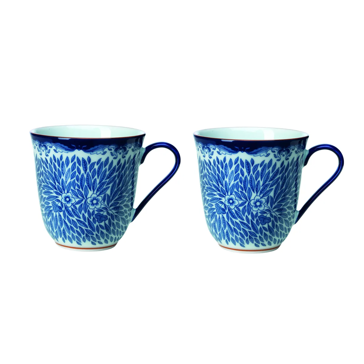 Rörstrand Ostindia Floris mugg 30 cl 2-pack Blå