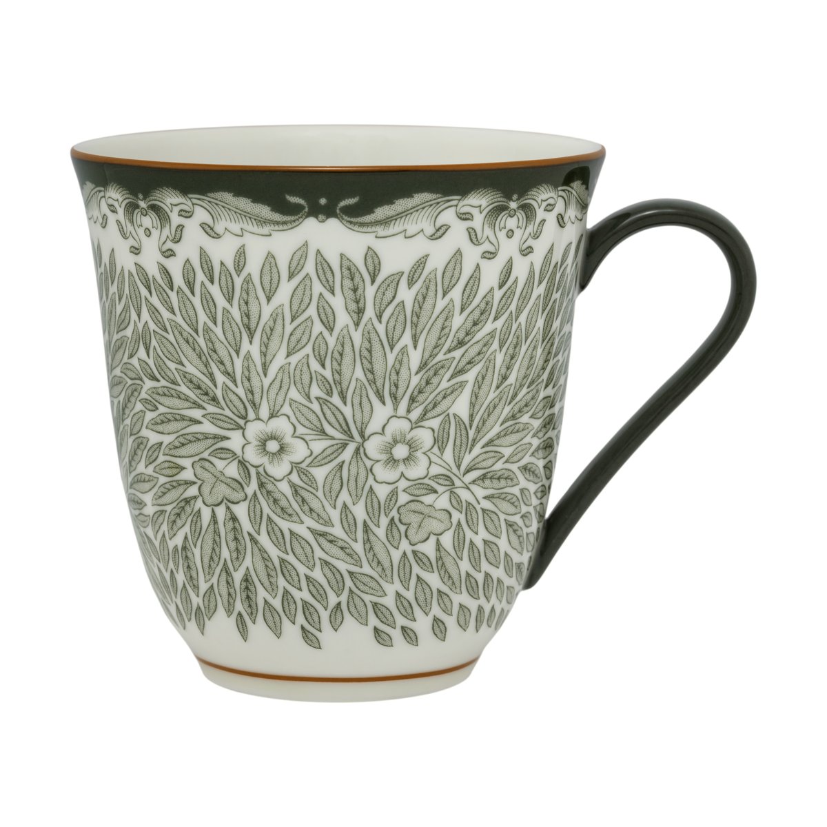 Rörstrand Ostindia Floris mugg 30 cl Grön | Skandinavisk Design | Kaffekoppar | Grön