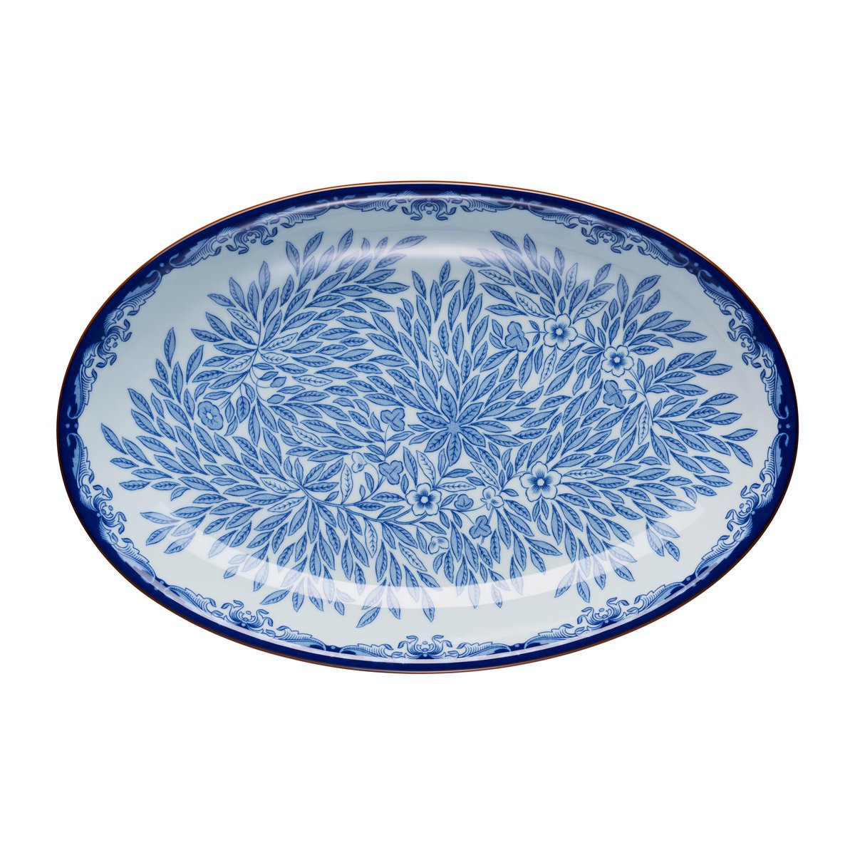 Rörstrand Ostindia Floris ovalt serveringsfat 22x33 cm