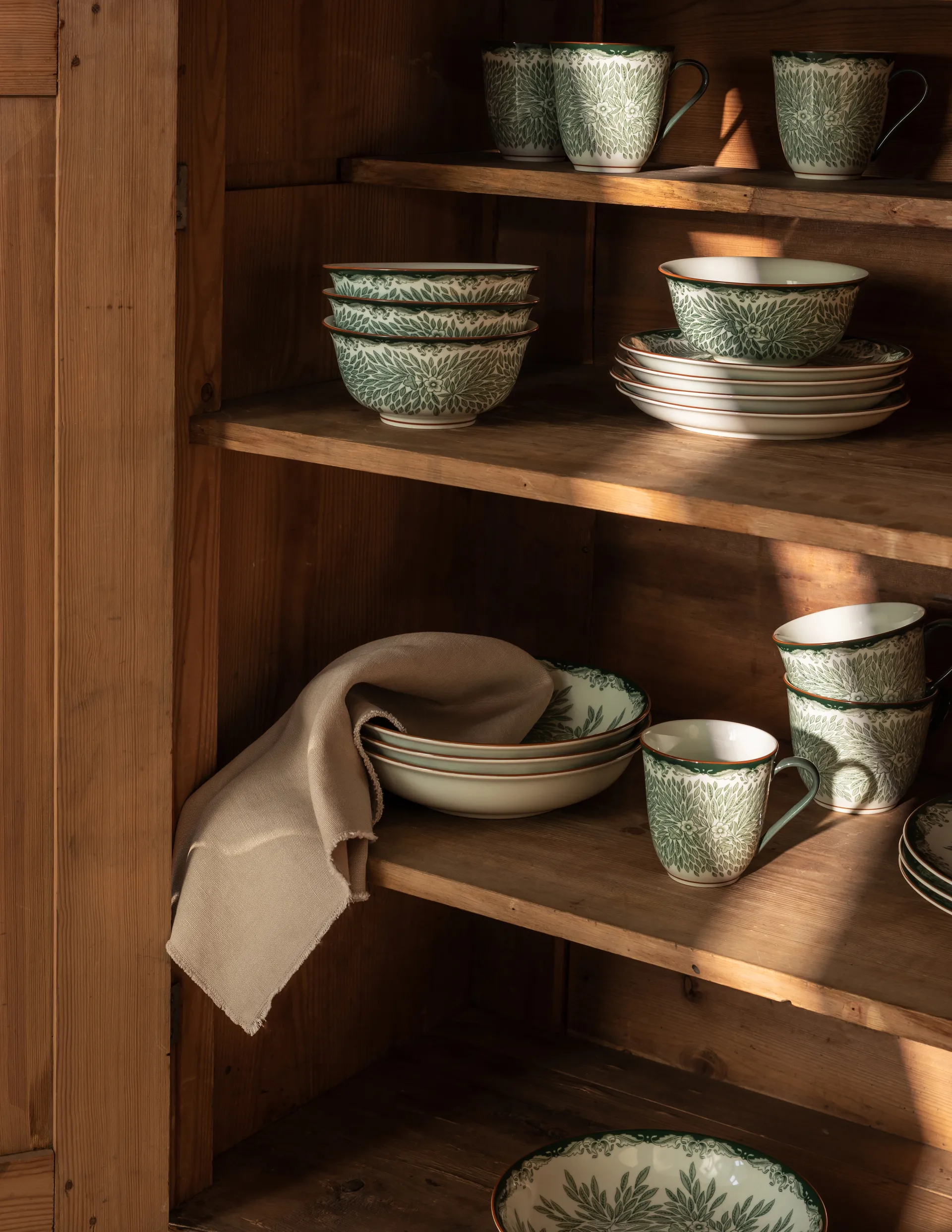 Ostindia Floris skål 30 cl, Grön Rörstrand