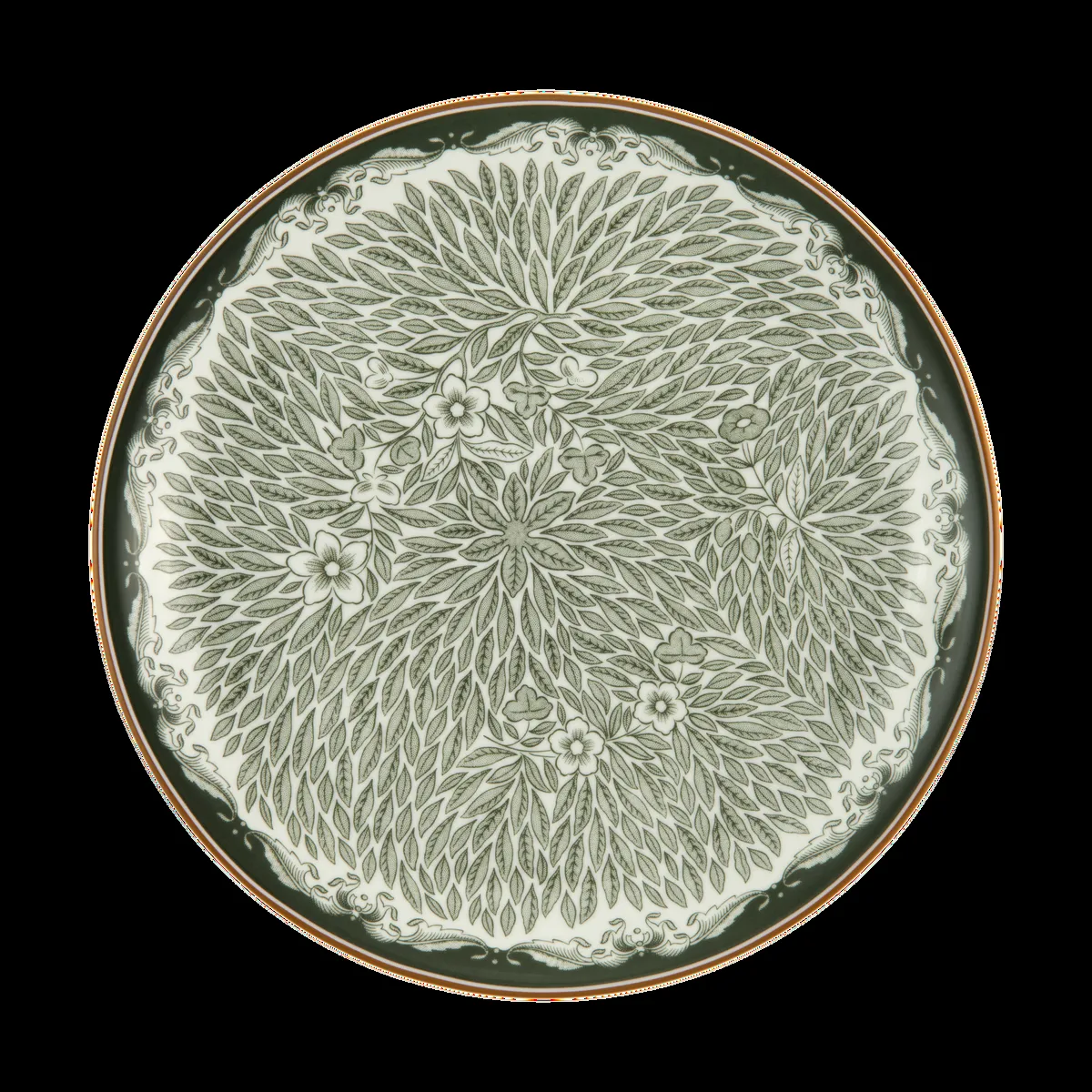 Rörstrand Ostindia Floris tallrik Ø20 cm Grön