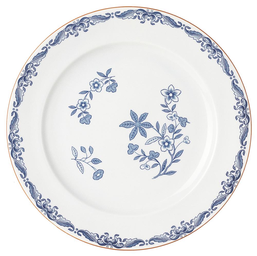 Rörstrand Ostindia tallrik flat 27 cm | Skandinavisk Design | Assietter | Blå