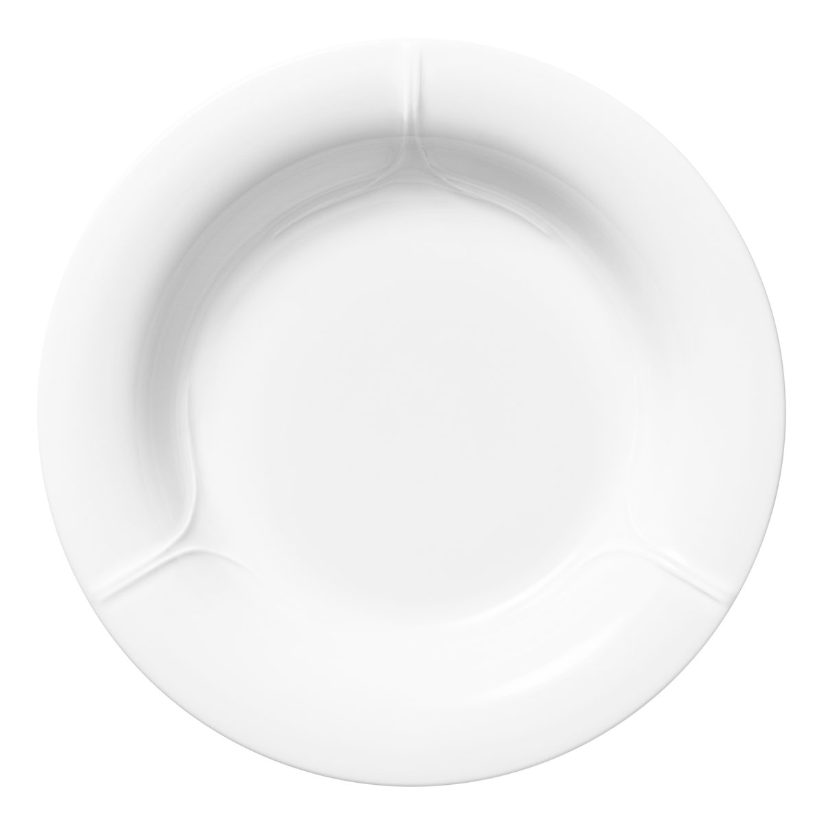Rörstrand Pli Blanc djup tallrik 23 cm Vit | Skandinavisk Design | Djupa tallrikar | Vit