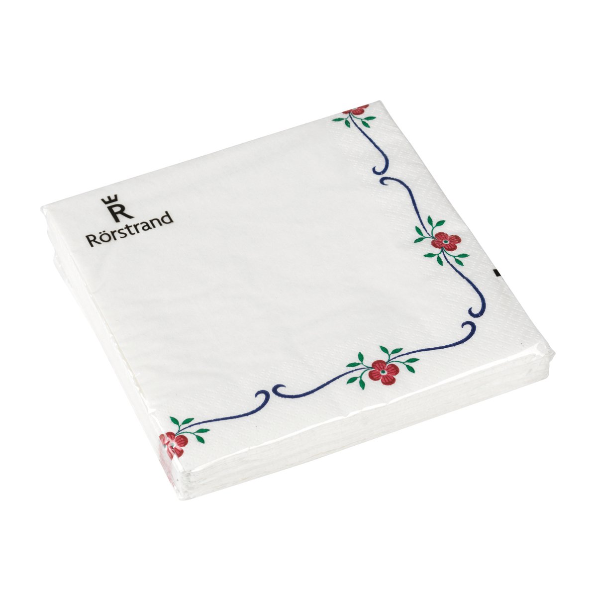 Rörstrand Sundborn servett 33x33 20-pack Vit | Skandinavisk Design | Servetter | Vit