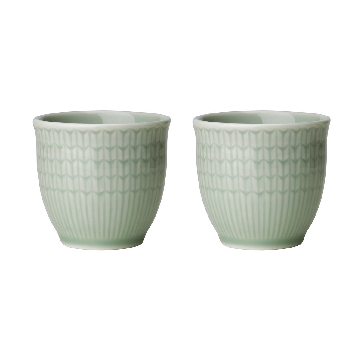 Rörstrand Swedish Grace äggkopp 2-pack Äng | Skandinavisk Design | Äggkoppar | Grön