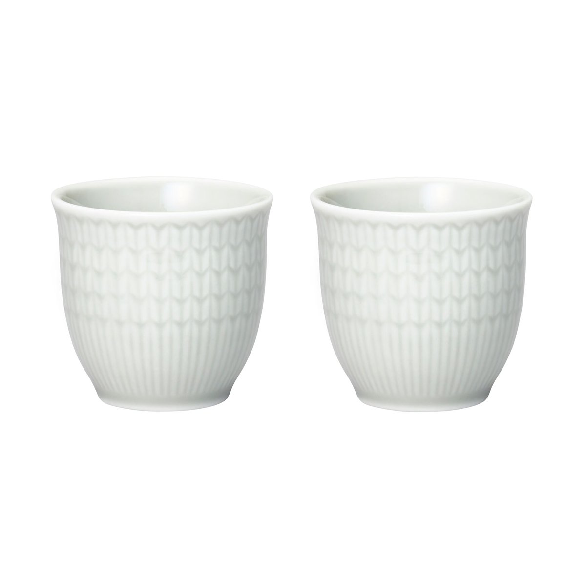 Rörstrand Swedish Grace äggkopp 2-pack Dimma | Skandinavisk Design | Äggkoppar | Grå