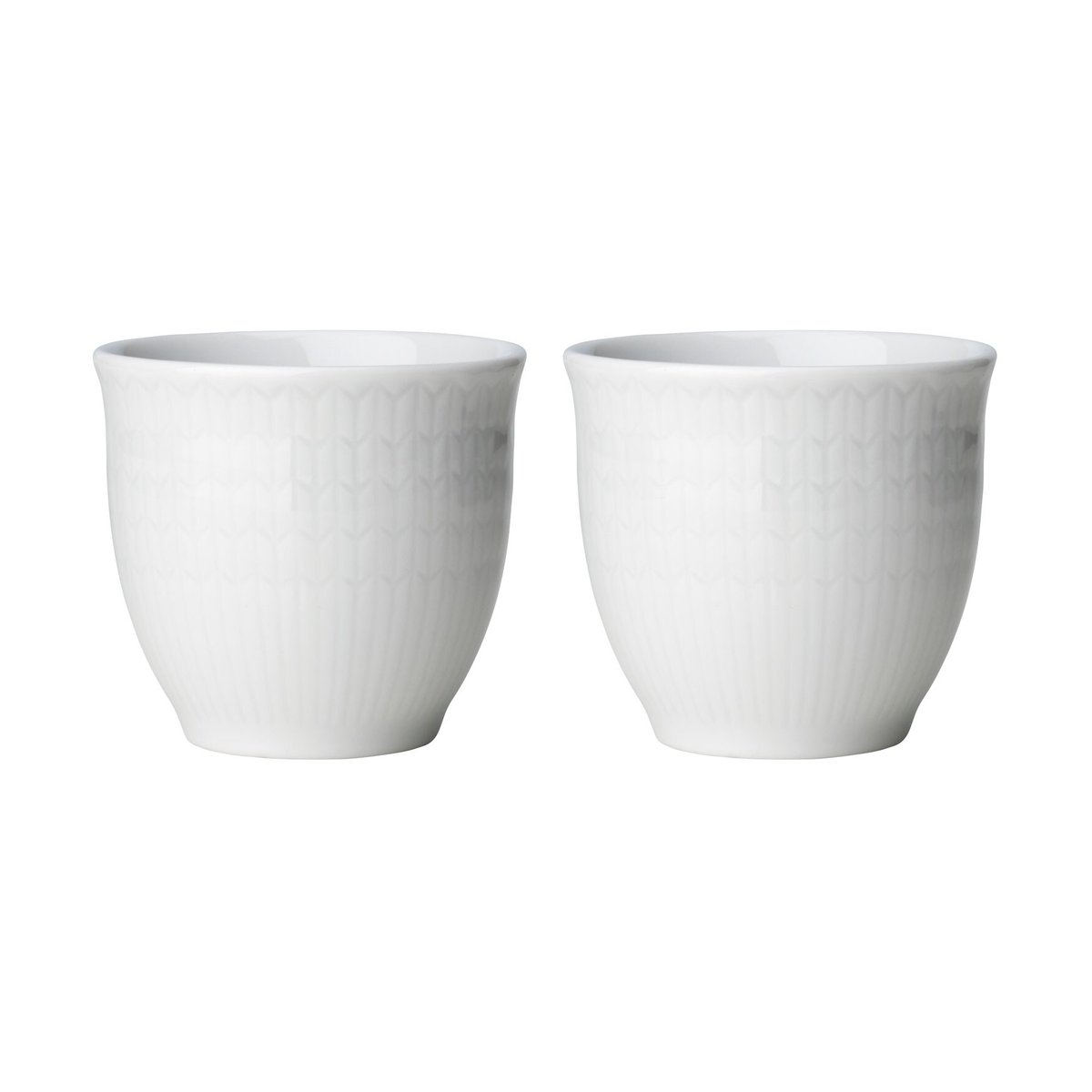 Rörstrand Swedish Grace äggkopp 2-pack Snö | Skandinavisk Design | Äggkoppar | Vit