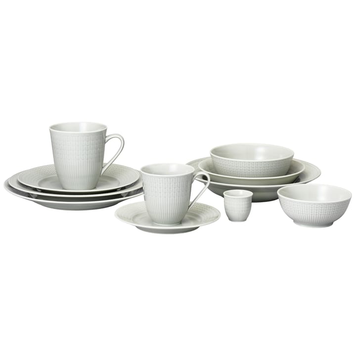 Swedish Grace assiett 17 cm 6-pack Dimma (grå) - undefined - Rörstrand