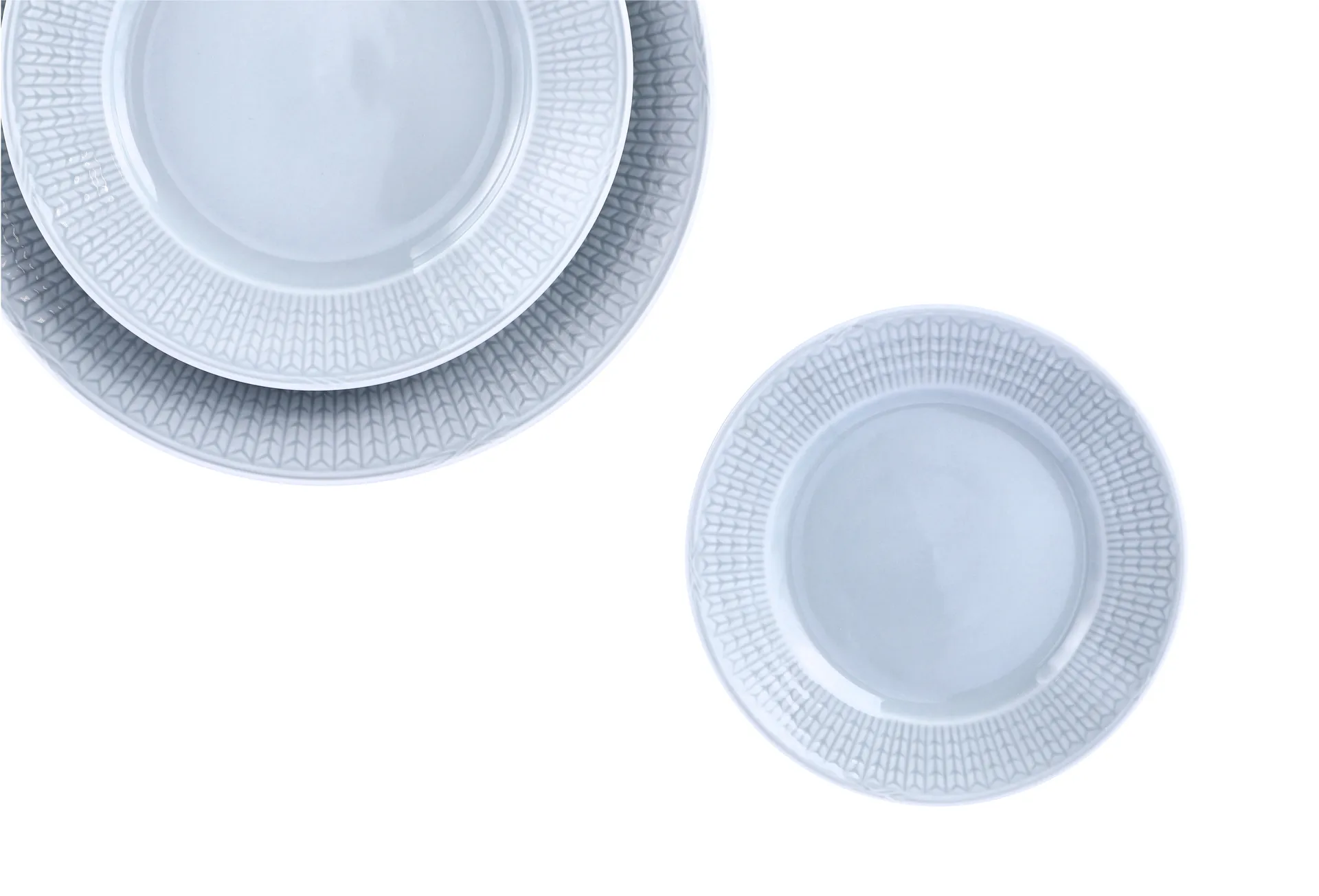 Swedish Grace assiett Ø17 cm, is (ljusblå) Rörstrand