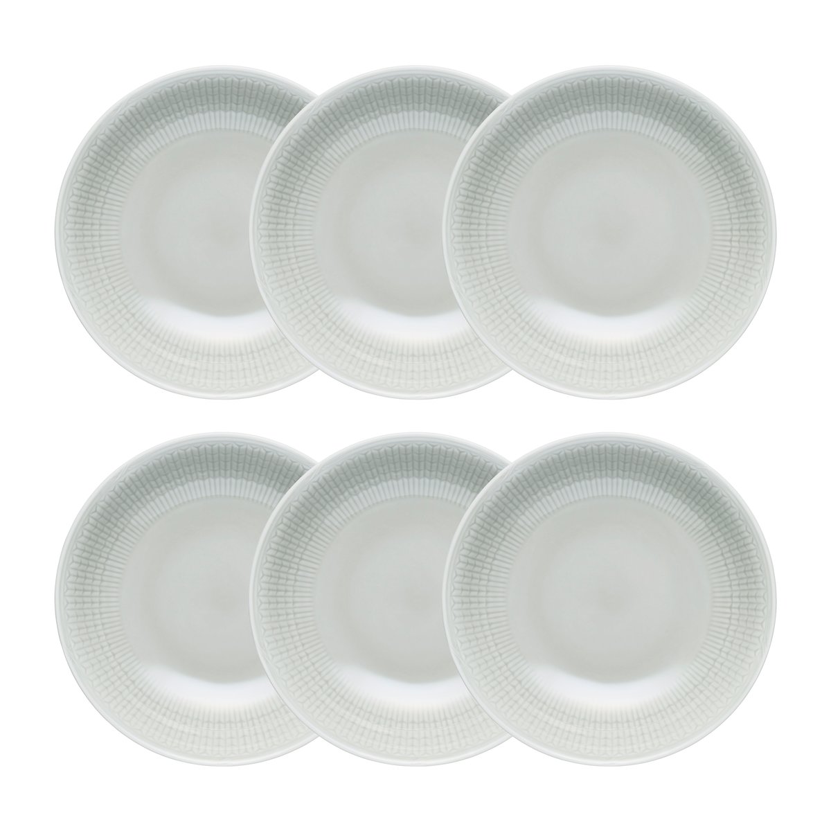 Rörstrand Swedish Grace djup tallrik 19 cm 6-pack Dimma(grå) Dimma (grå)