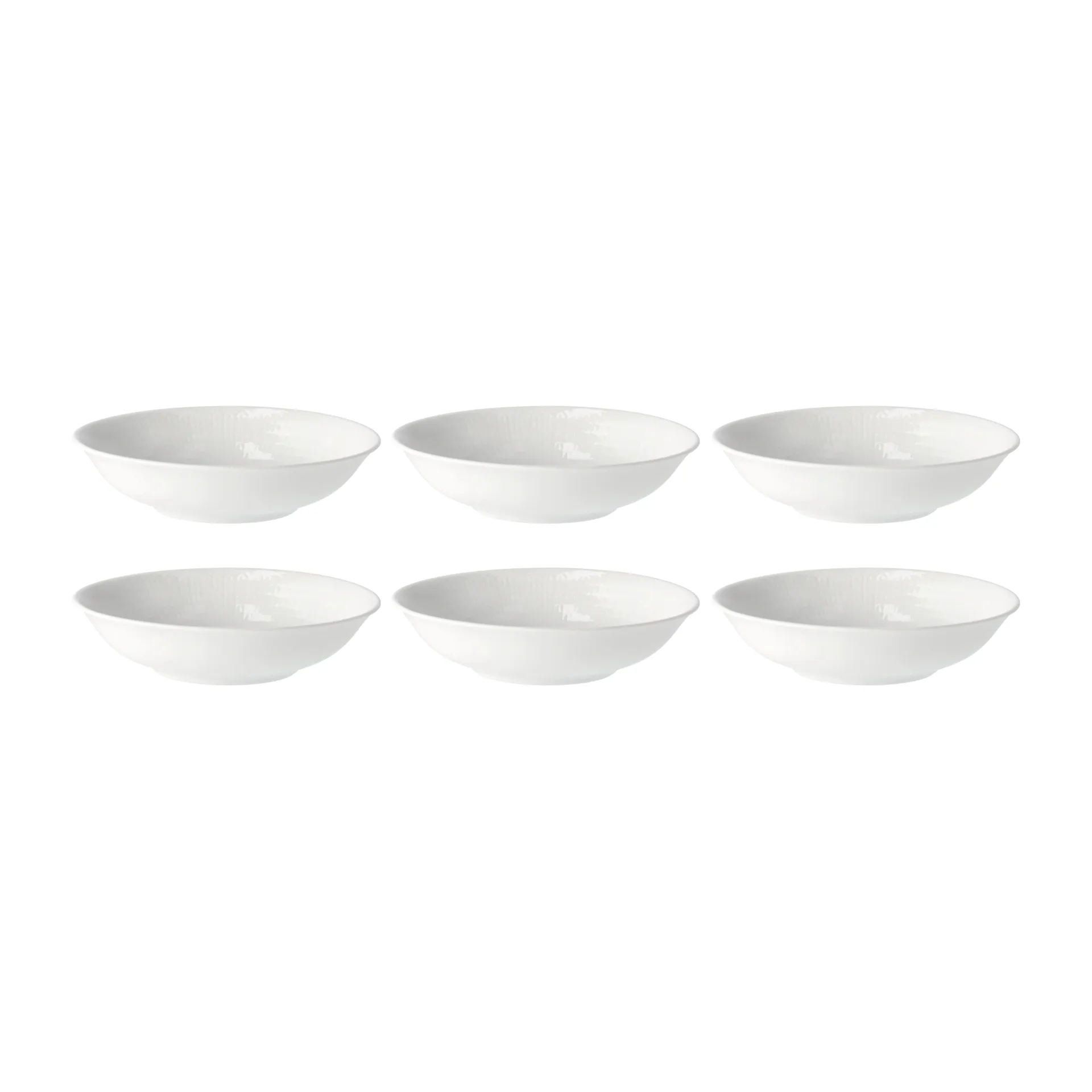 Swedish Grace djup tallrik 19 cm, 6-pack snö (vit),  Rörstrand