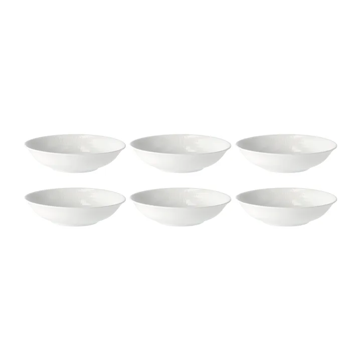 Swedish Grace djup tallrik 19 cm, 6-pack snö (vit) - Rörstrand