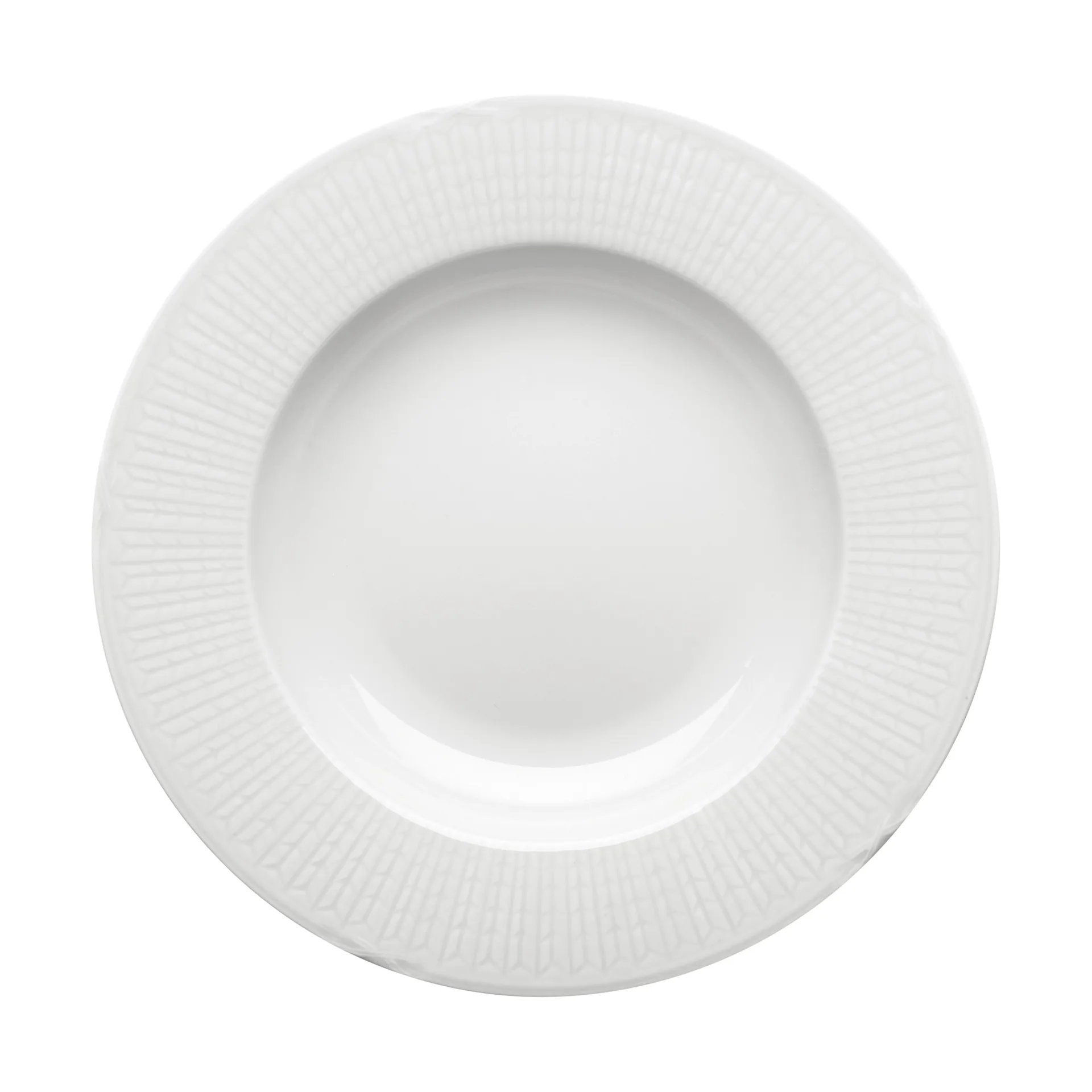 Swedish Grace djup tallrik 25 cm, 6-pack snö (vit),  Rörstrand
