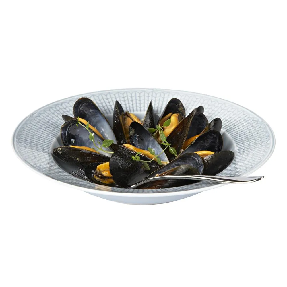 Swedish Grace djup tallrik Ø25 cm, is (ljusblå) Rörstrand