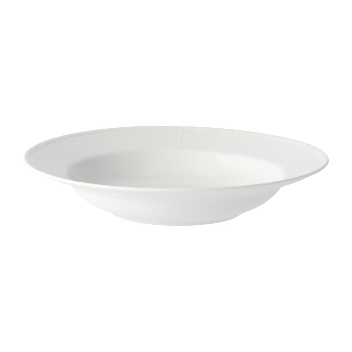 Rörstrand Swedish Grace djup tallrik 25 cm snö (vit)