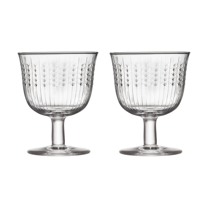 Swedish Grace dricksglas på fot 25 cl 2-pack - Klar - Rörstrand