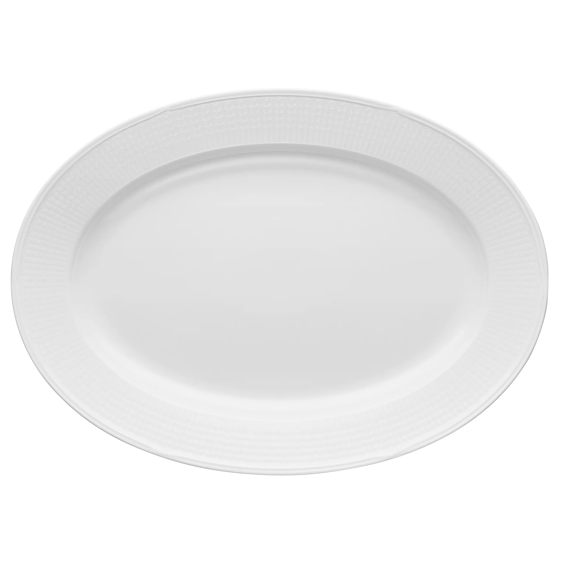 Swedish Grace fat oval 29x40 cm, Snö (vit) Rörstrand