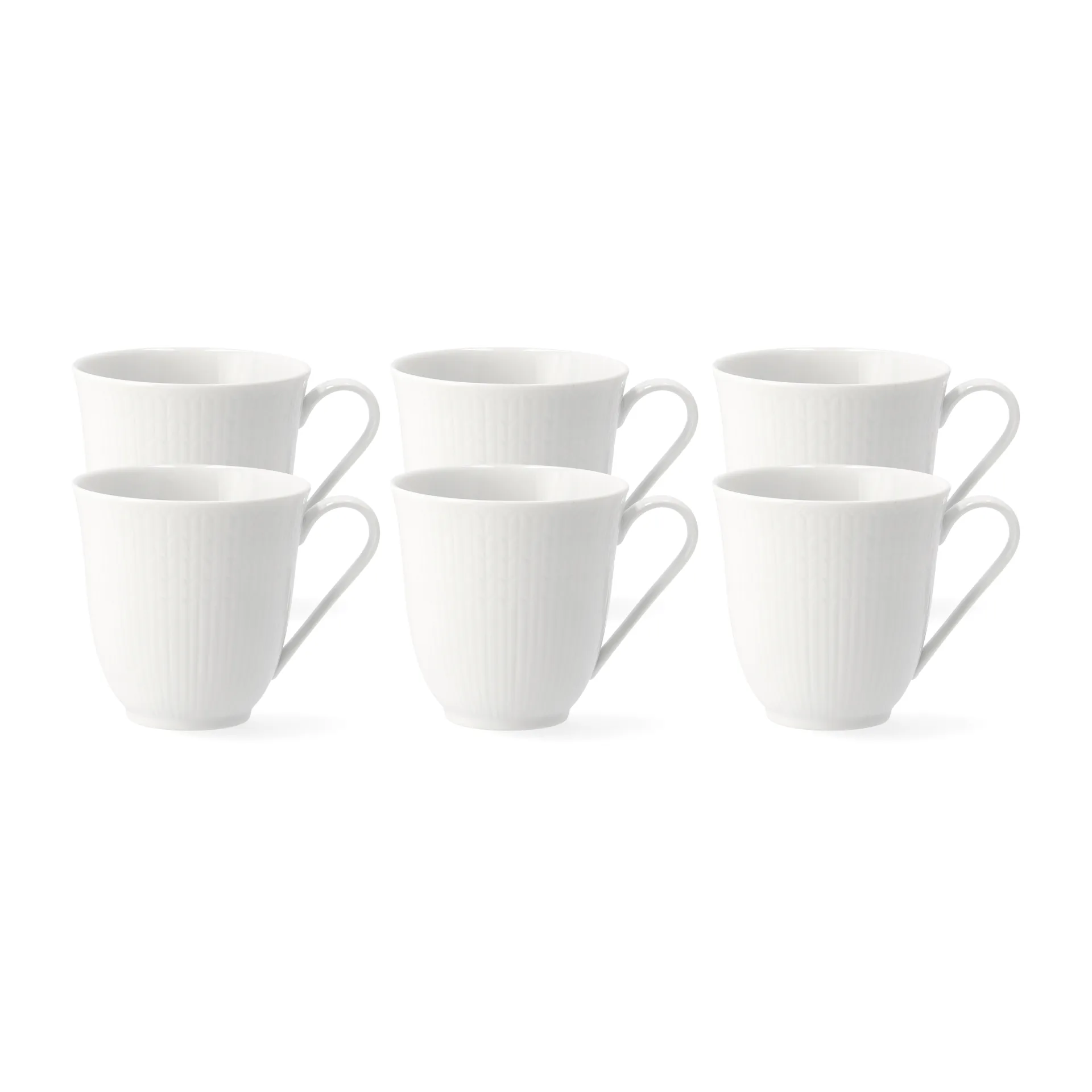 Swedish Grace mugg 30 cl, 6-pack snö (vit),  Rörstrand