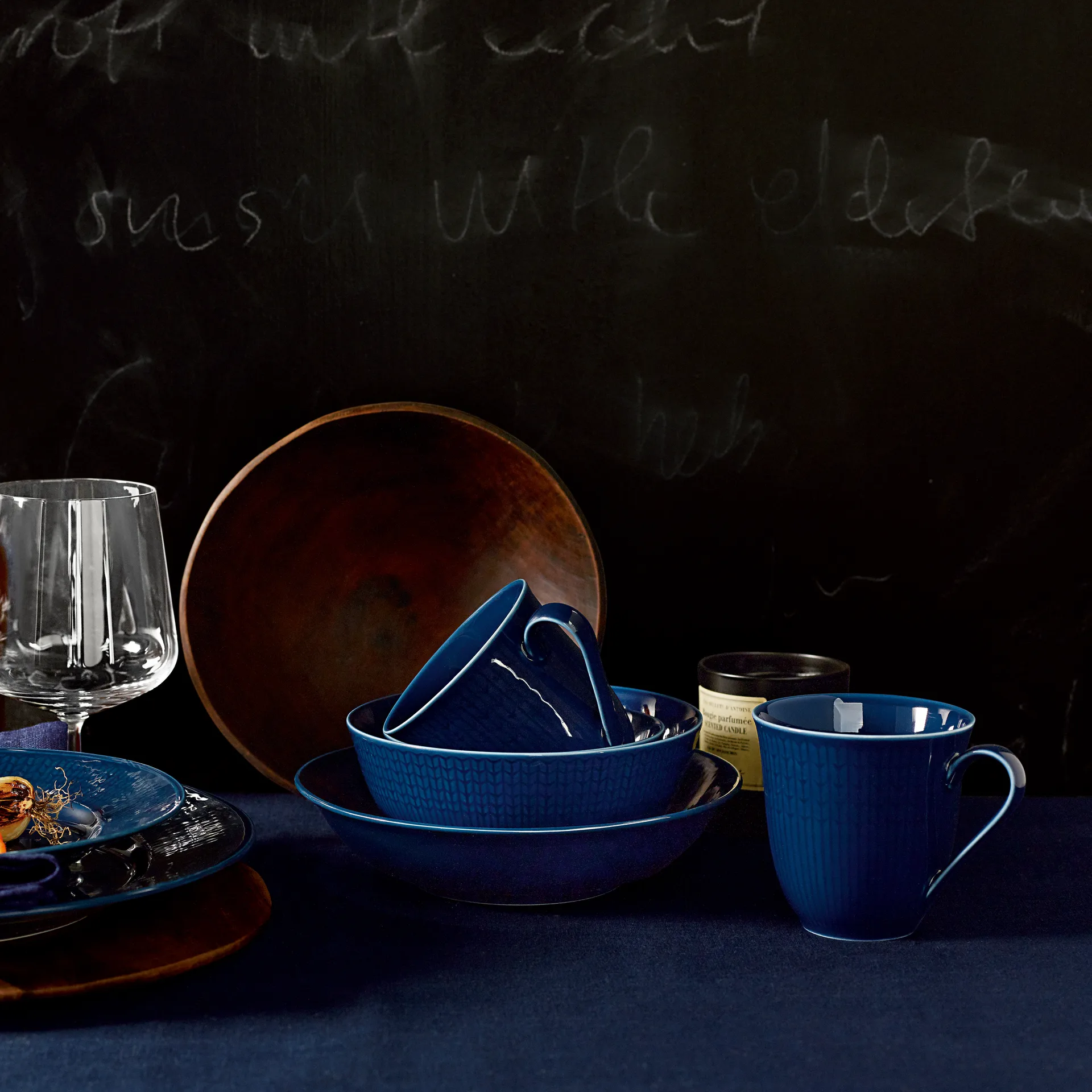 Swedish Grace mugg 30 cl, midnatt (blå) Rörstrand